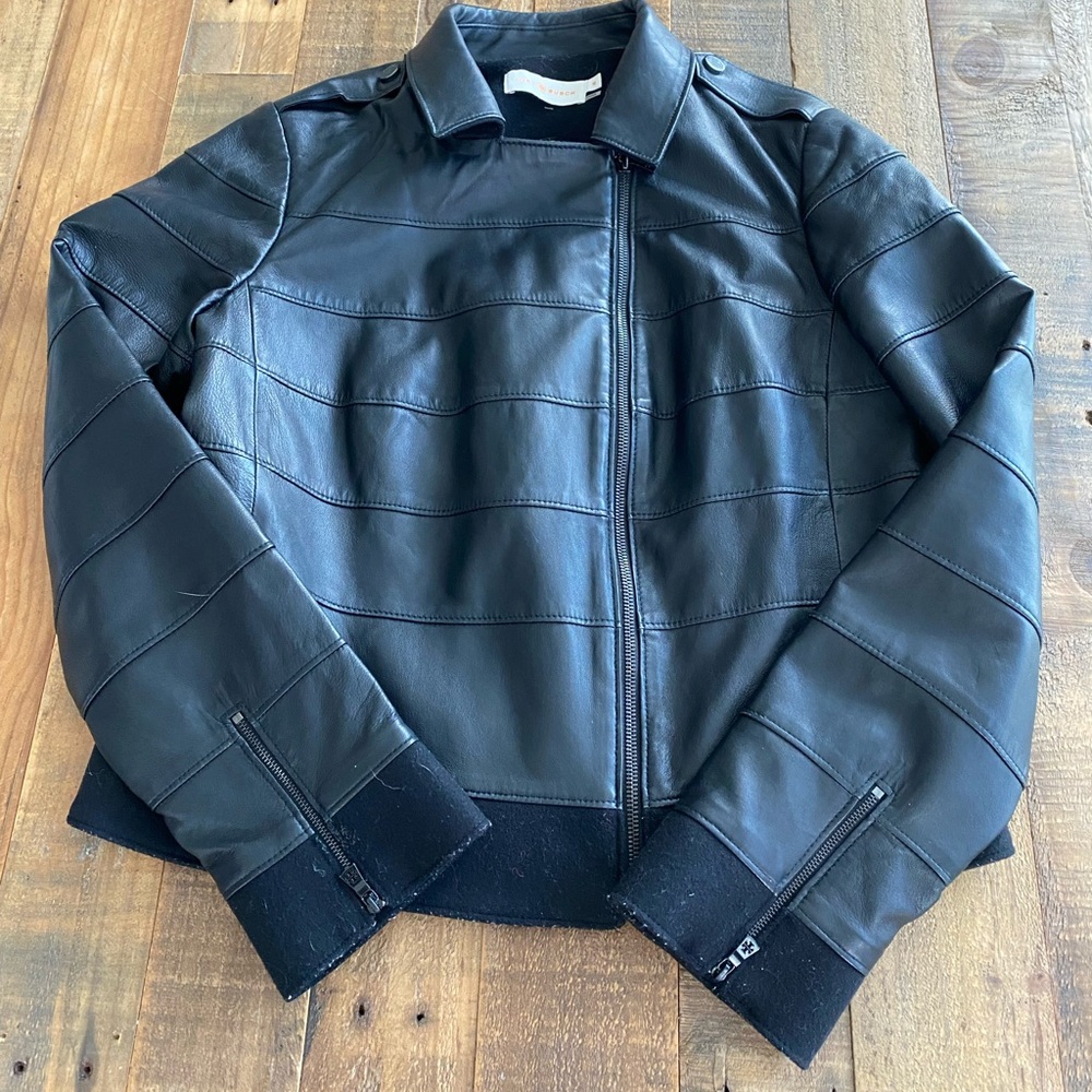 Tory Burch Vintage Black Leather Jacket 😎